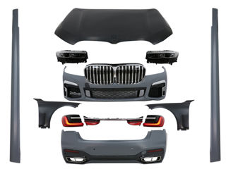 Pachet Exterior Complet compatibil cu BMW G12 Seria 7 (2015-2019) Conversie la G12 LCI 2020 Design