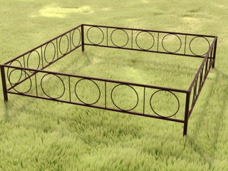 Garduri din metal la cimitir foto 16