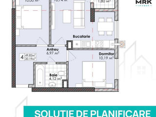Apartament cu 1 cameră, 34 m², Centru, Codru, Chișinău mun. foto 6