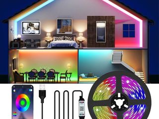 RGB Led ленты 5V по Bluetooth. Led ленты на 12V теплый, холодный. foto 1