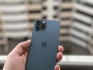 Vand iPhone 12 Pro Max Pacific Blue 128GB foto 3