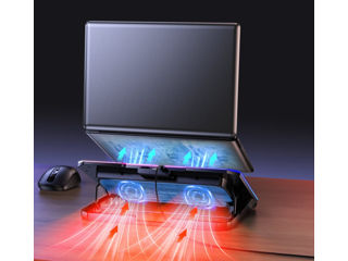 Suport de răcire pentru notebook HOCO DH19 Cool RGB