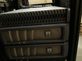 Storage - NetAPP FAS3220HA, server Fujitsu Spares Primergy BX900 (Blade)