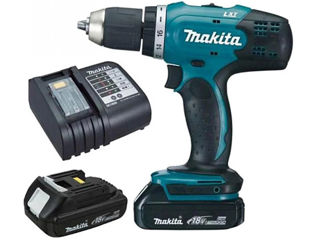 Masina de insurubat Makita 18V DDF453SYX4/Аккумуляторная дрель-шуруповерт MAKITA DDF453SYX foto 1