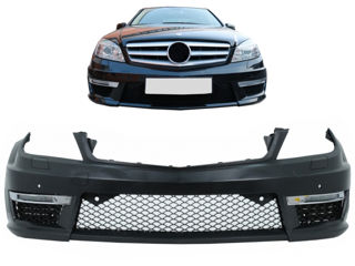 Bara Fata compatibil cu Mercedes C-Class W204 S204 C204 (2007-2015) Facelift C63 Design