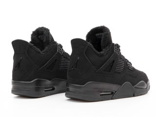 Nike Air Jordan 4 Retro Black Cat Unisex cu blana/с мехом foto 7