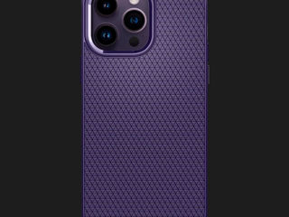 Husa Spigen Liguid Air for IPhone 14 Pro Max Deep Purple foto 6