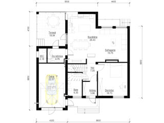Proiect casă de locuit P+M, stil modern, 185.2 m2, renovare/arhitect/proiecte/construcții/inginer foto 9
