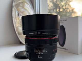 Canon EF 50mm f/1.2 usm + ND filtru variable 6-9 stop