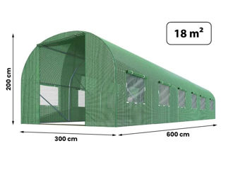 Немецкие Теплицы 6х3х2 м, Бесплатная доставка по Молдове, Рассрочка, Скидки foto 5