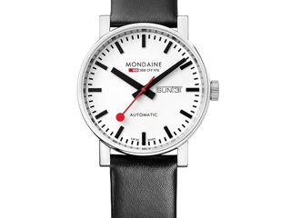 Mondaine Evo Automatic Day / Date Mechanical Swiss Railways Watch Ceas Часы RRP 995$