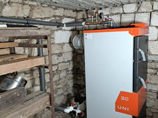 Cazan pe Carbune si lemne 12,15,20,24,30 kw- (Reduceri, marfa in credit si rate) oferim montare ! foto 3