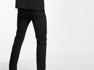 Чёрные джинсы Asos Design размера W30 L34 пошива skinny foto 2