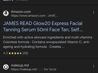 Сыворотка для Лица для Экспресс-Загара James Read Glow 20 Facial 700 лей foto 3