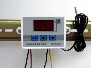 Термостаты на 220V, на 12V Термореле Терморегуляция Термометры электронные по 79 лей Выносной датчик foto 3