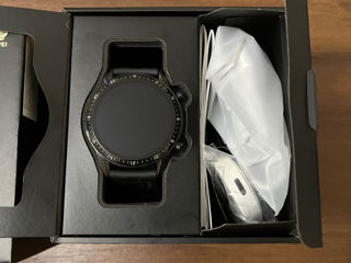 Huawei Watch GT 2, 46mm, Model LTN-B19, Matte Black, Nou, peliculă bronată pe display! foto 4