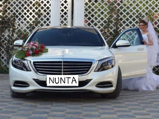 Mercedesuri pentru nunta albe/negre