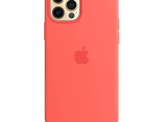 Apple iPhone 12 Pro Max Silicone Case MagSafe - Pink Citrus foto 4