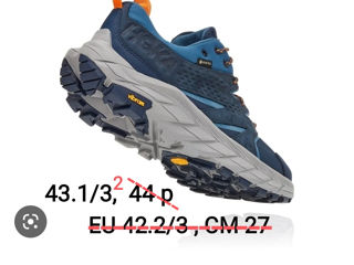 Кожа! Gore Tex! Непромокаемые кроссовки и ботинки Hoka Anacapa GTX, Speedgoat GTX, Stinson gtx, foto 2