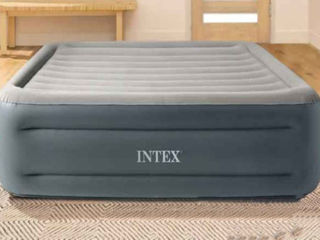 Надувная  кровать INTEX 64126 (152x203x46 СМ.) со встроенным электронасосом foto 2