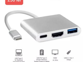 Адаптеры HDMI-DP-DVI-D - VGA-usb Type C-RCA -Mini DP-PS2/WII foto 5