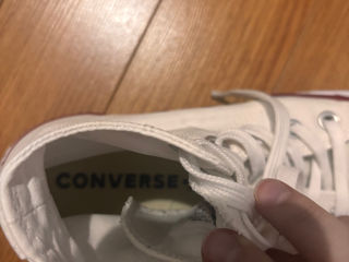 Ghete albe Converse foto 3