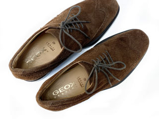 Geox Suede Wingtip Derby. Размер 40. В идеальном состоянии. Оригинал. foto 8