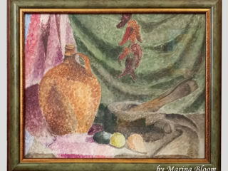 Vand Tablouri Autentice, Pictate, Acuarela Hartie, Hasurare Cerneala foto 2