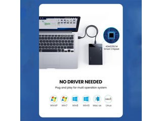 Carcasa hard disk extern Ugreen, USB 3.0, Compatibil cu SSD/HDD, 2,5", Negru (fara disc) foto 18
