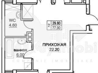 Apartament cu 2 camere, 78 m², Buiucani, Chișinău foto 13