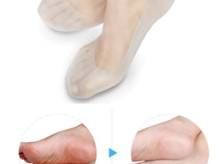 Силиконовые увлажняющие носки для педикюра. foto 2