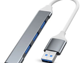 USB Adaptor cu 4 porturi USB 3.0