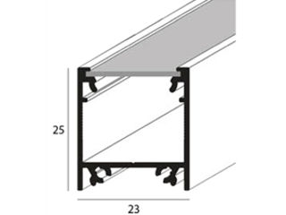 LINEA20 - PROFIL LED REPREZENTATIV ALUMINIU 23*25*2000MM LINEA20 este noua linie de LED-uri din alum foto 6