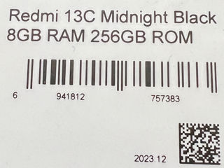 Xiaomi Redmi 13C 8/256gb nou sigilat ! foto 3