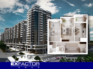 Exfactor Grup - Ciocana, toate planificările cu 2 camere in format 3D, la cele mai bune condiții! foto 1