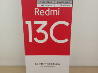 Xiaomi Redmi 13C, 8/256Gb. Pretul 2090 lei