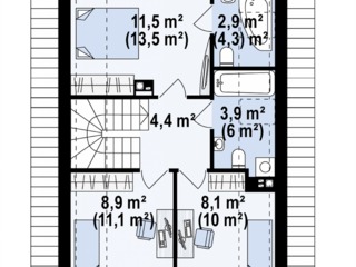 Casa visurilor tale. Ialoveni de la 390 euro/m2. foto 5