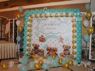 Decor nuntă, cumatrie, fotostand, foto panou, banner, decor balonașe, papitărie, invitații, plicuri foto 7