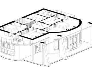 Proiect casă de locuit individuală modernă cu 2 niveluri S+P+E/ arhitectură/ proiecte/ construcții/ foto 6