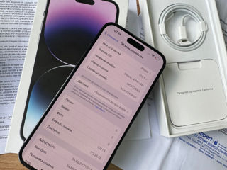 Iphone 14 Pro Max 128gb Purple 90% baterie / garantie foto 4