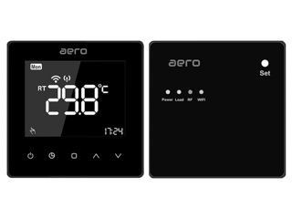 Termostat cu control WIFI Aero Black / White  - 2000 lei foto 10