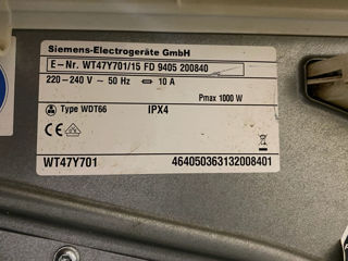 Siemens iq800 uscător AAA foto 8