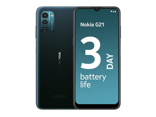 Nokia G21 4/128Gb Blue - всего 2999 леев! foto 1