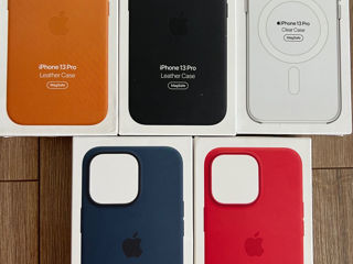 iPhone 13/14, 13/14 Pro,13/14 Pro Max Leather&Silicone Case 100% Originale Sigilate foto 4