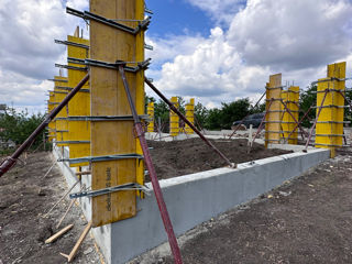 Строитеьство фундаметов  / construcții din beton armat foto 2