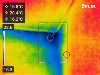 Scanare termică (termografie)a clădirilor si zonelor cu pierderi de căldură, infiltrații de aer rece foto 19