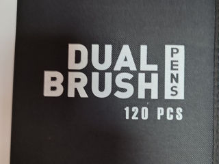 Brush pens dual  / маркеры браш пены двойные 120 штук набор в пенале!