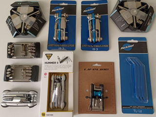 Multi-Tool ParkTool, Crankbrothers, Lifeline, Topeak.