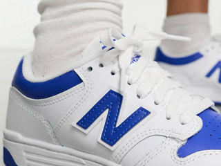 New Balance 480 in white and blue foto 8