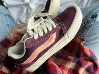 Vans KNU Skool Burgundy/Pink Women's foto 7